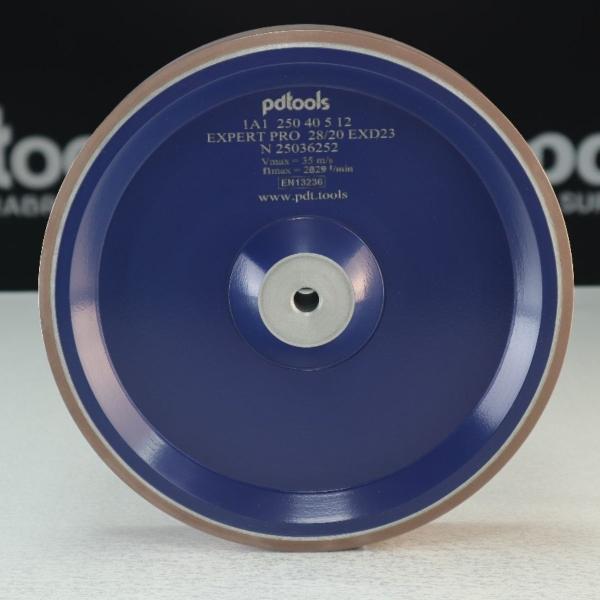 PDT Expert Pro Diamant Schleifrad / 250 x 40 x 12 mm / 200-160 Micron ca. 80 Grit